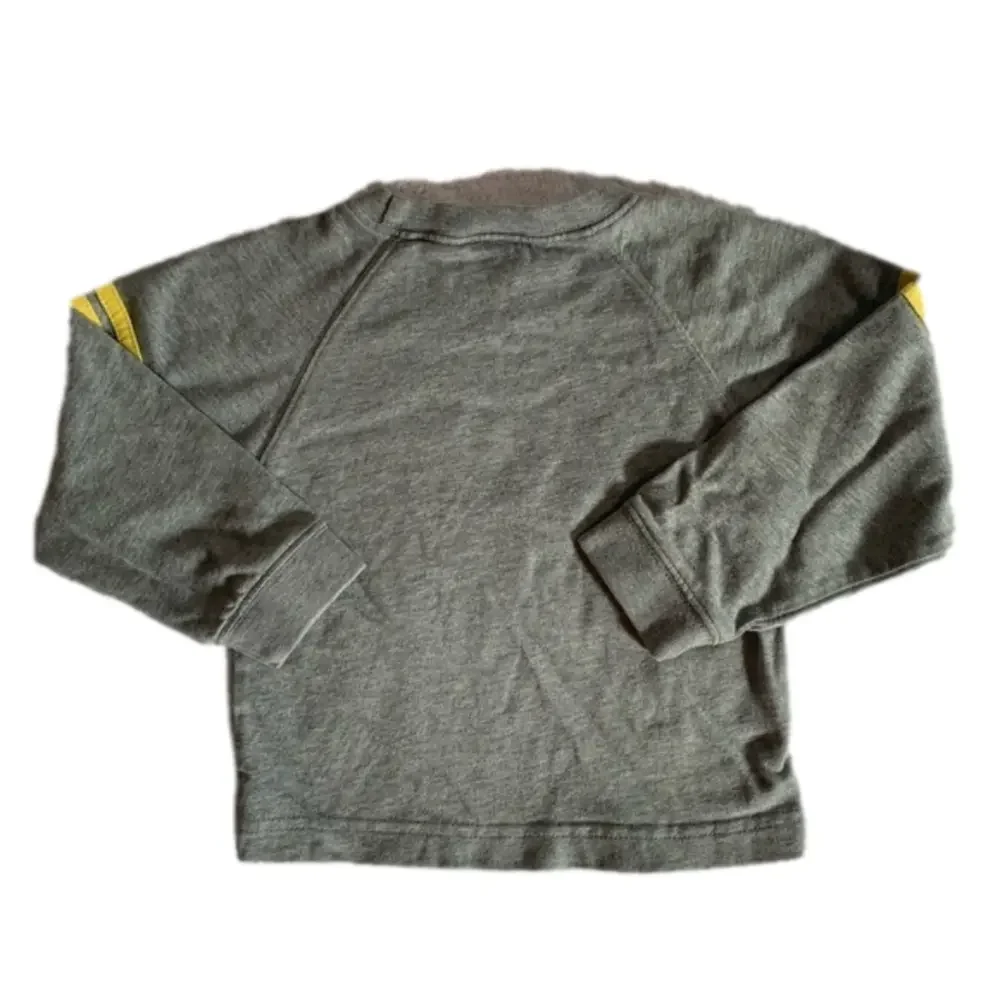 Pay Kosh B’Gosh Gray Yellow Long Sleeve Warm Shirt Top Size 3